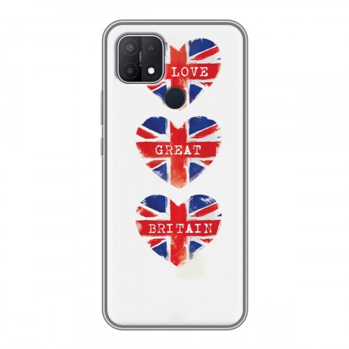 Дизайнерский силиконовый чехол для OPPO A15 British love