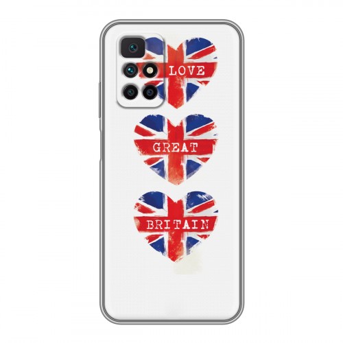 Дизайнерский силиконовый чехол для Xiaomi Redmi 10 British love