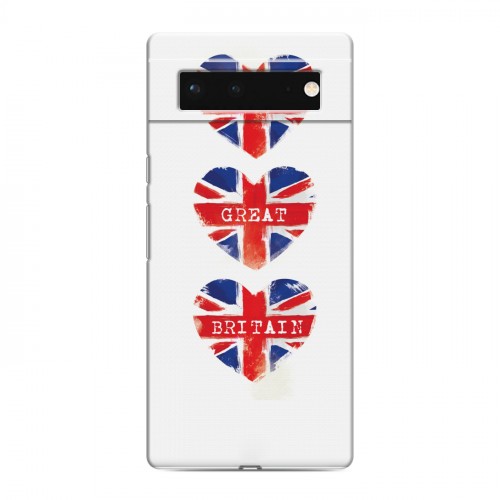 Дизайнерский силиконовый с усиленными углами чехол для Google Pixel 6 British love