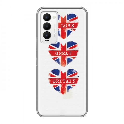 Дизайнерский силиконовый чехол для Tecno Camon 18 British love