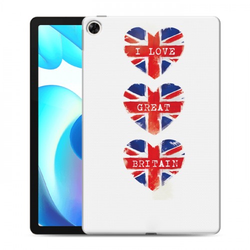 Дизайнерский силиконовый чехол для Realme Pad British love