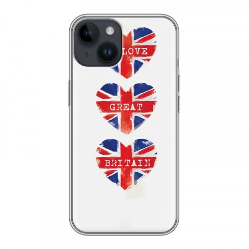 Дизайнерский пластиковый чехол для Iphone 14 British love