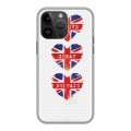 Дизайнерский силиконовый чехол для Iphone 14 Pro Max British love