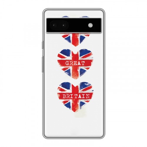 Дизайнерский силиконовый чехол для Google Pixel 6a British love