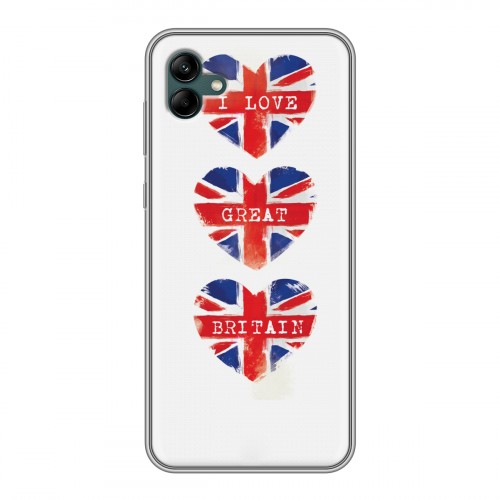 Дизайнерский силиконовый чехол для Samsung Galaxy A04 British love