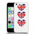 Дизайнерский пластиковый чехол для Iphone 5c British love