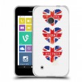 Дизайнерский пластиковый чехол для Nokia Lumia 530 British love