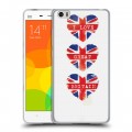 Дизайнерский пластиковый чехол для Xiaomi Mi Note British love