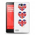 Дизайнерский пластиковый чехол для Xiaomi RedMi Note British love