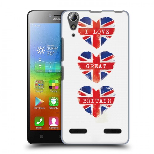 Дизайнерский пластиковый чехол для Lenovo A6000 British love