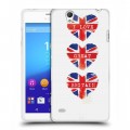 Дизайнерский пластиковый чехол для Sony Xperia C4 British love