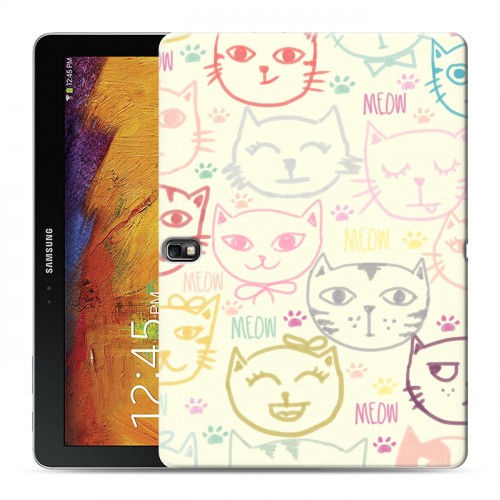 Дизайнерский силиконовый чехол для Samsung Galaxy Note 10.1 2014 editon Пастельный стиль
