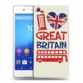 Дизайнерский пластиковый чехол для Sony Xperia Z3+ British love