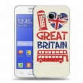 Дизайнерский силиконовый чехол для Samsung Galaxy J7 British love