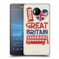 Дизайнерский пластиковый чехол для Microsoft Lumia 950 XL British love