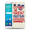 Дизайнерский пластиковый чехол для Huawei ShotX British love