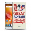 Дизайнерский пластиковый чехол для ZTE Blade X9 British love