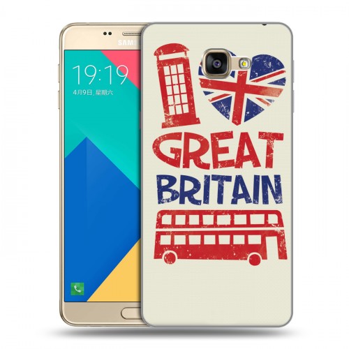 Дизайнерский силиконовый чехол для Samsung Galaxy A9 British love