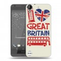 Дизайнерский пластиковый чехол для HTC Desire 530 British love
