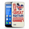 Дизайнерский пластиковый чехол для Huawei Honor 3C Lite British love