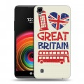 Дизайнерский силиконовый чехол для LG X Power British love