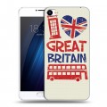 Дизайнерский пластиковый чехол для Meizu U20 British love