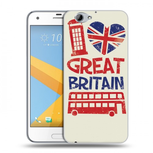 Дизайнерский пластиковый чехол для HTC One A9S British love