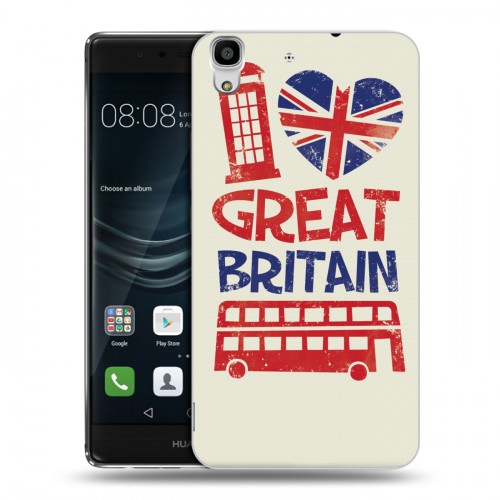 Дизайнерский пластиковый чехол для Huawei Y6II British love