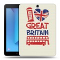 Дизайнерский силиконовый чехол для Samsung Galaxy Tab S3 British love