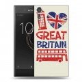 Дизайнерский пластиковый чехол для Sony Xperia XZs British love