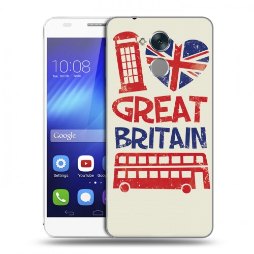 Дизайнерский пластиковый чехол для Huawei Honor 6C British love