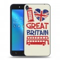 Дизайнерский силиконовый чехол для Asus ZenFone Live British love