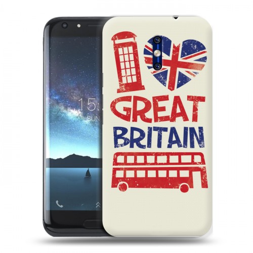 Дизайнерский силиконовый чехол для Doogee BL5000 British love