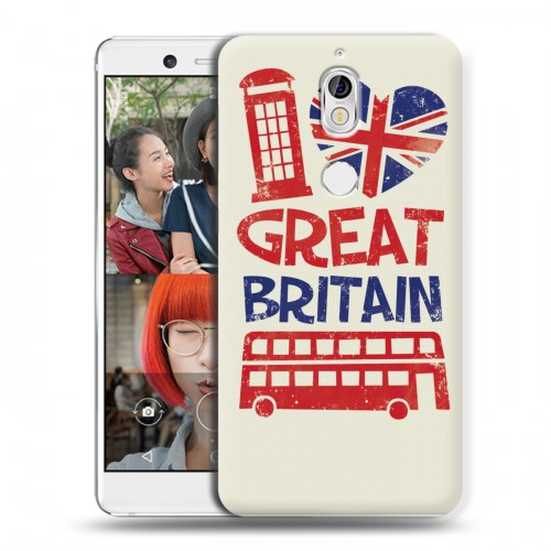 Дизайнерский пластиковый чехол для Nokia 7 British love