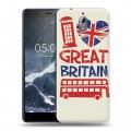 Дизайнерский силиконовый чехол для Nokia 3.1 British love