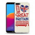 Дизайнерский пластиковый чехол для Huawei Honor 7C Pro British love