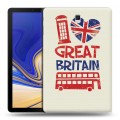 Дизайнерский силиконовый чехол для Samsung Galaxy Tab S4 British love