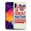 Дизайнерский силиконовый с усиленными углами чехол для Samsung Galaxy A70 British love