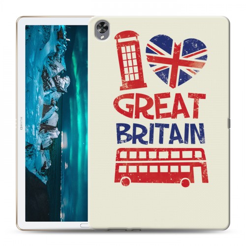 Дизайнерский силиконовый чехол для Huawei MediaPad M6 10.8 British love