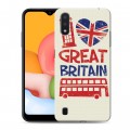 Дизайнерский силиконовый чехол для Samsung Galaxy M01 British love