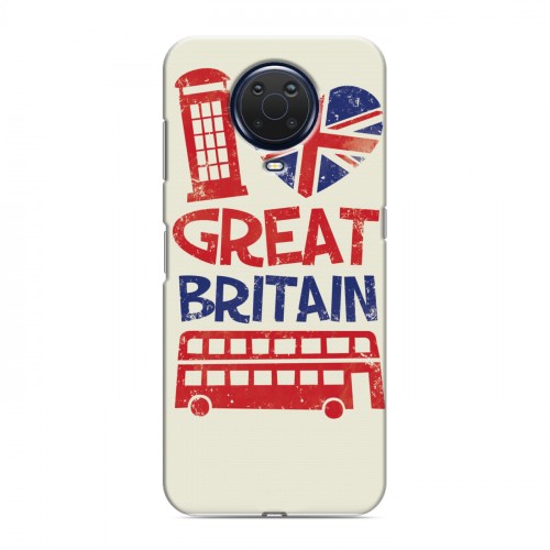 Дизайнерский силиконовый чехол для Nokia G20 British love