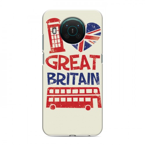 Дизайнерский пластиковый чехол для Nokia X10 British love