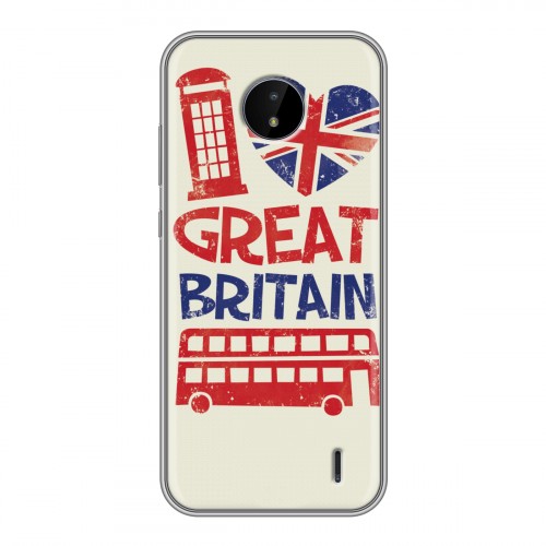 Дизайнерский силиконовый чехол для Nokia C20 British love