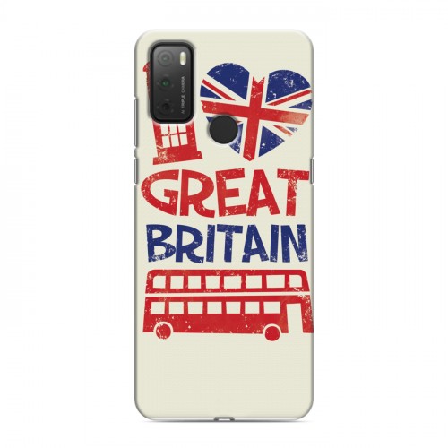 Дизайнерский силиконовый чехол для Alcatel 3L (2021) British love