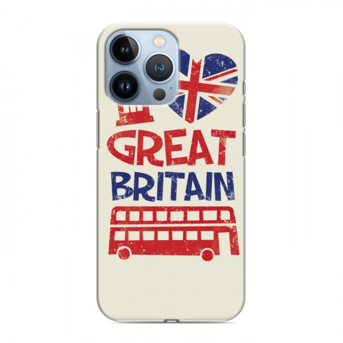 Дизайнерский силиконовый чехол для Iphone 13 Pro British love