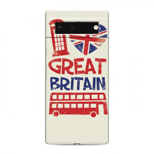 Дизайнерский пластиковый чехол для Google Pixel 6 British love