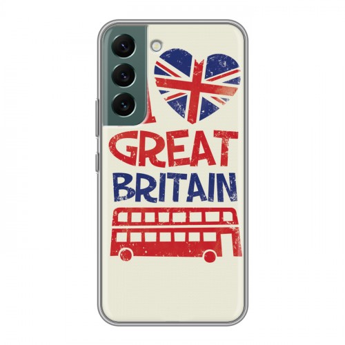 Дизайнерский силиконовый чехол для Samsung Galaxy S22 British love