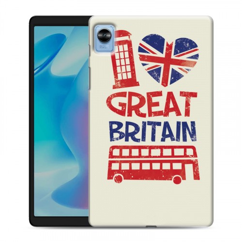 Дизайнерский силиконовый чехол для Realme Pad Mini British love