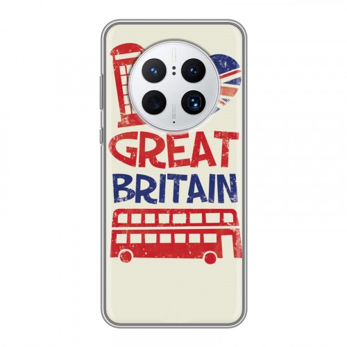 Дизайнерский пластиковый чехол для Huawei Mate 50 Pro British love