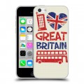 Дизайнерский пластиковый чехол для Iphone 5c British love